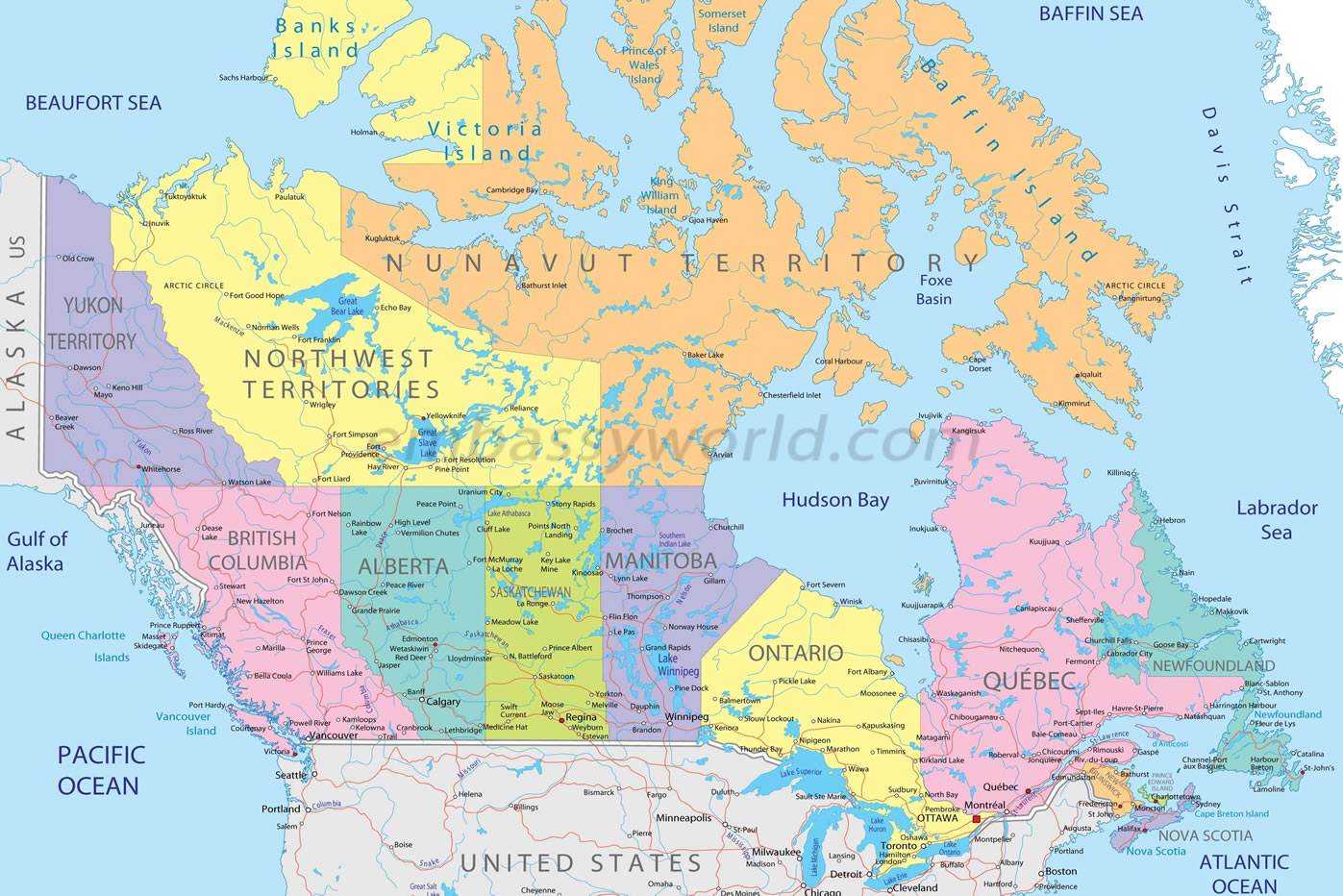 Canada Carte