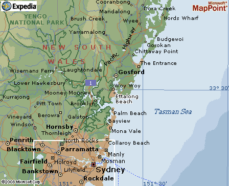 Map Of Central Coast Suburbs Central Coast Plan