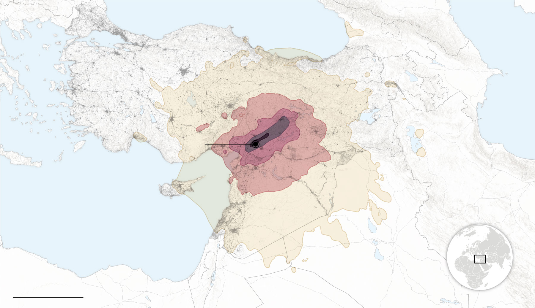Carte séisme Turquie 2023